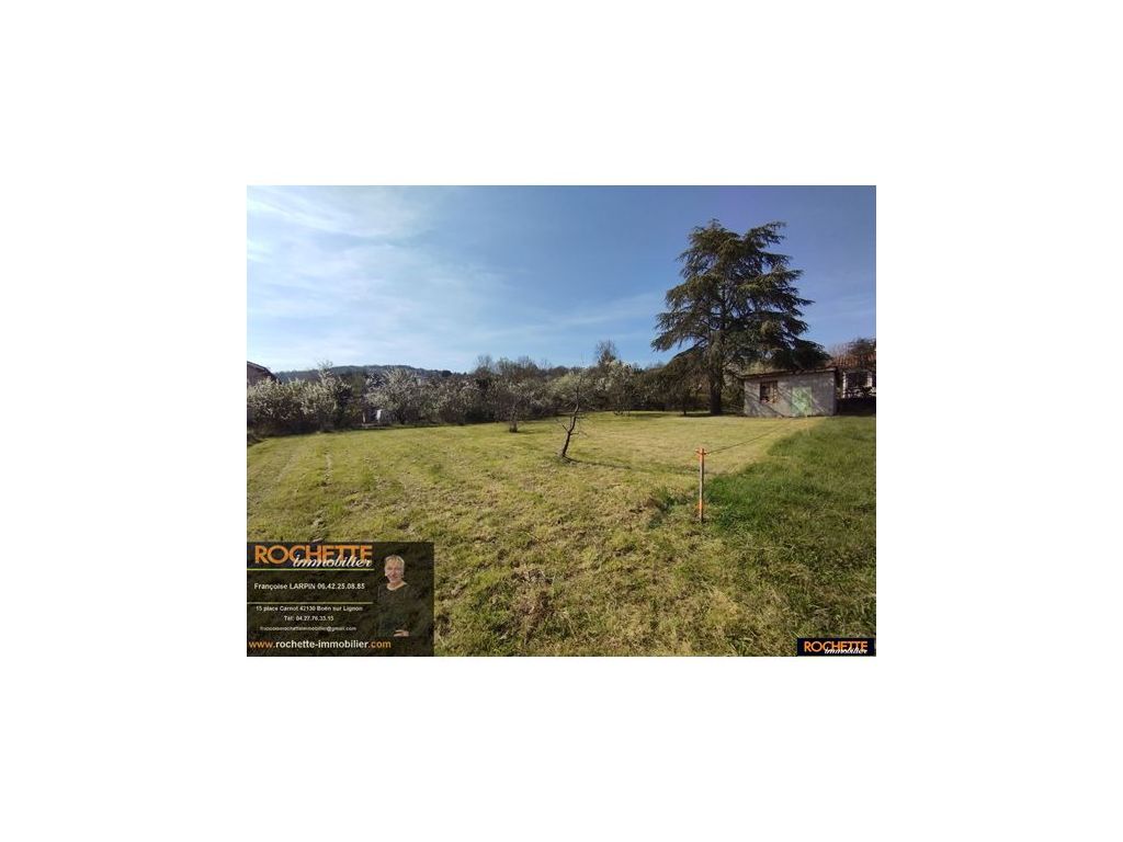 Terrain MARCILLY LE CHÂTEL (42130) ROCHETTE IMMOBILIER