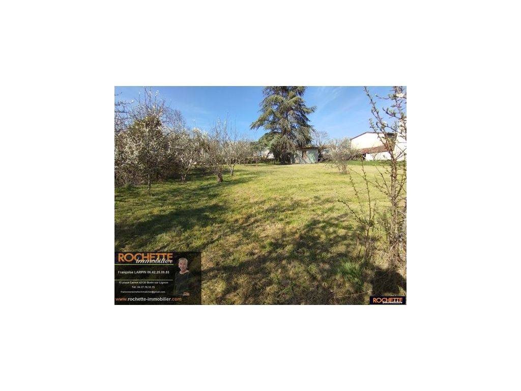 Terrain MARCILLY LE CHÂTEL (42130) ROCHETTE IMMOBILIER