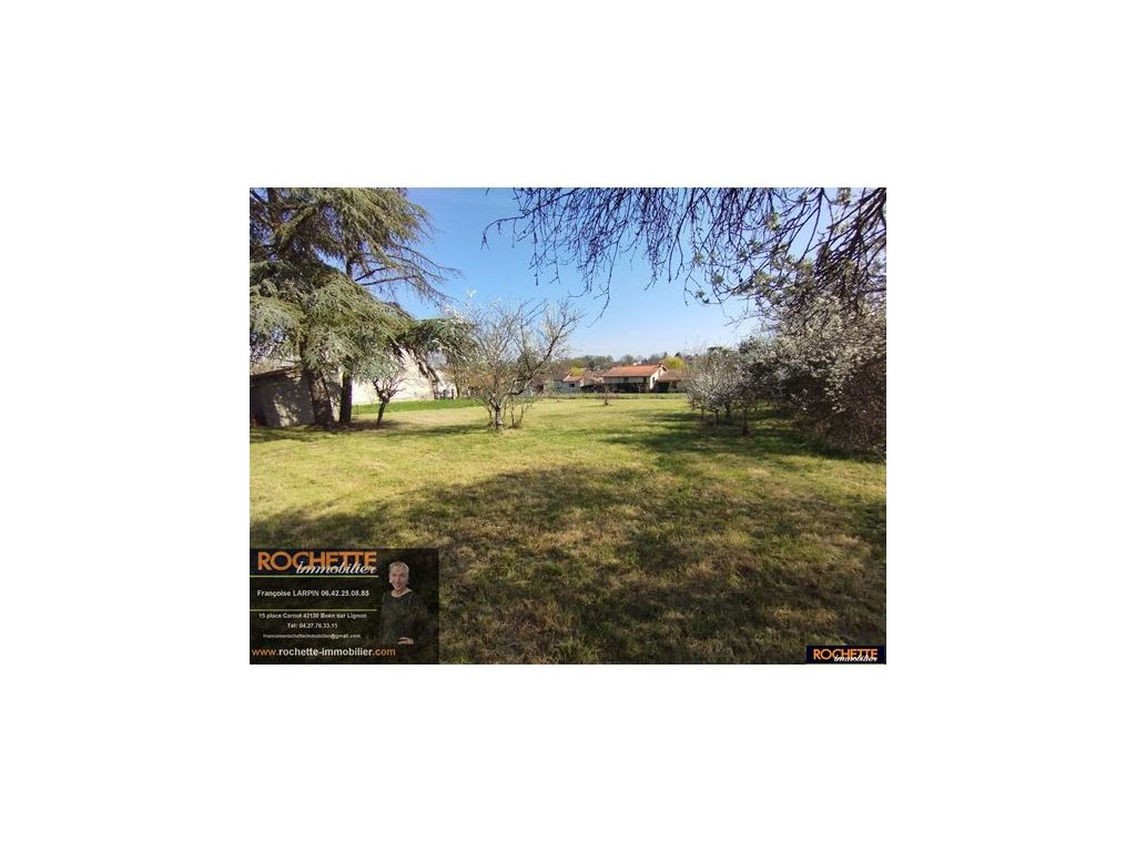 Terrain MARCILLY LE CHÂTEL (42130) ROCHETTE IMMOBILIER